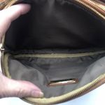 VALENTINA Italian Leather White Floral Spring Purse Handbag Crossbody READ Photo 12