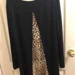 Indigo Blue Black & Cheetah Print Tunic Photo 2