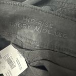 American Eagle  Dreamy Drape Mid Rise Baggy Wide Leg Cargo Pants Womens 12 Black Photo 7