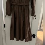 J.Crew NWOT  Tie Waist V Neck Midi Dress Photo 4