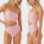 O’Neill Women’s Mizi Metallic Rib Agadir Cut Out One Piece Swimsuit XS Photo 2