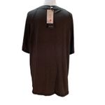 Mirol NWT - Heather Charcoal Gray Women's Short Sleeve Crew Neck T-Shirt XL Photo 3