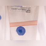 Paper Crane White and blue flower dress Photo 4