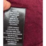 Signature 1 Studio Womens Babydoll Top Lace Burgundy Bell Sleeves Plus Sz 1X Y2K Red Photo 4