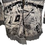 Alberto Makali  Abstract Art Topper Jacket Blouse‎ EUC Size Small Photo 4