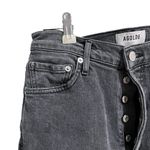 AGOLDE Jeans Women's Size 27 Hight Rise Faded Wash Slim Button Fly Nico Designer Photo 3