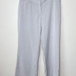 Eileen Fisher Light Gray Tencel Flat Front Wide Leg Pants Size 14 Office Minimal Photo 0