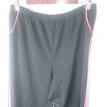 Beautiful 2X Black Pink Straight Leg Workout Athletic Pants Plus Photo 1