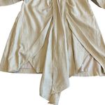 Mable Simone Mini Dress Taupe Linen Blend Neutral Size Medium Women's NWT Tan Photo 5