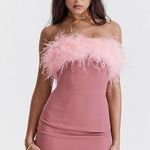 House Of CB 'Alexa' Warm Pink Mini Dress Size Small New w/tag Photo 0