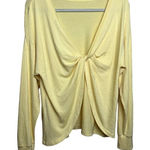 Wilfred  Free Alena Longsleeve Knotted Back Top Sz. L Photo 0