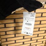 ZARA  Ivory And Black Crochet Midi Dress Size‎ Small Photo 6