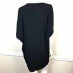 Michael Stars  Dolman Tapered Tunic Top Dress size S Black Photo 3