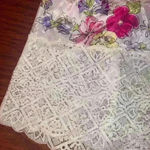 Victoria's Secret  Vintage Gold Label mini slip dress floral  lace nightgown EUC Photo 4