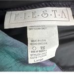 American Vintage Vintage 80's F.I.E.S.T.A. iridescent teal taffeta draping strapless gown Medium Photo 10