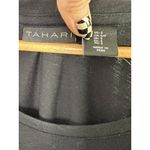 Tahari  Black Scoop Neck 3/4 Sleeve Shirt Women's Size Small New Photo 2