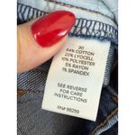 Evereve High Rise Straight Leg Jeans Medium Wash Size 30 Clean Girl Classic Photo 8