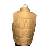 NWT Thread & Supply Quilted Puffer Vest Jacket In Color Camel Oversized Medium Tan Photo 4