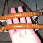 Steve Madden Mermaid Crossbody Bucket Satchel Cognac w/Adjustable Strap Photo 9