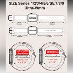 NEW Christmas Cookie Gingerbread Man Hot Coco Print Holiday Apple Watch Band Photo 5