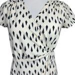 Lulus  Women's Shapes Travel Cream Wrap Dress Size S Short Sleeve Summer Photo 4