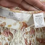 American Vintage ALC At Last Classics Blouse Womens Medium Paisley Lace V Neck Tie Sleeve Y2k Photo 2