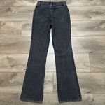 Abercrombie & Fitch 70's Flare Ultra High Rise Black Stretch Jeans Size 26 Photo 3