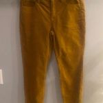 J.Crew  Mid Rise Skinny Micro Corduroy Pants 29 P Petite Golden Brandy Mustard Photo 0