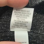 Dana Buchman Sleeveless Sweater Womens M Shimmery Black Mock Neck Ribbed Stretch Photo 8