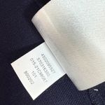 Chico's Open Front Cardigan Duster Scarf Hem Blue Print Trim Knit Size 0 US S Photo 4