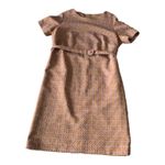 Vintage 70s womens medium large dress jacket and belt brown orange burnt cute ho Photo 1