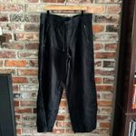 Athleta Black Cabo Linen Wide Leg Pants, 16 Tall Photo 2