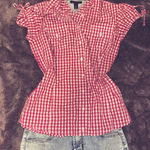 Tommy Hilfiger Y2K  Pink Gingham Button-Up Shirt🌺 Photo 0