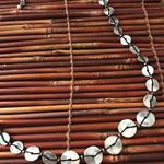 Chico's  Metal Discs on Thread Long Necklace Photo 5