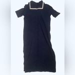 Ralph Lauren Lauren  Polo slim-fitting midi dress, elbow-length sleeves, rib-knit Photo 1