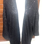 The Limited NWT  Women's L Black Jacket All over Sequin Open Cardigan Formal Glam Photo 0