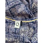 Anthropologie Akemi & Kin M Coconino Buttondown Blouse Shirt Top Purple Blue Photo 4