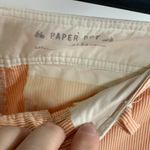 Paperboy Orange Striped Crop Pants Size 6 Photo 3