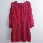 Madewell  Hazelwood Wrap Front Mini Eyelet Long Sleeve Dress Photo 5