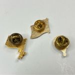 Vintage USA Set of 3 Pins American Flag Hot Air Balloon Patriotic Photo 1