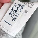 Aerie Women's Long Sleeve Thermal Henley Shirt Ribbed Knit Tee Grey Size XL Photo 7