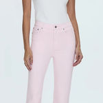 Pistola NWT $168 Lennon High Rise Crop Boot Jean - Blush Stretch Photo 0