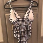 J.Crew NWT One Piece Swimsuit in Marine Plaid Photo 4