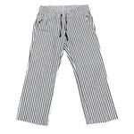 Hurley Venice Wide Leg Striped Pants Women’s L Nautical Preppy Coastal Beach Photo 1