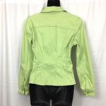 A.M.I green Cotten Jean look jacket S Green Photo 2