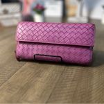 Bottega Veneta  Purple Long Wallet Photo 1