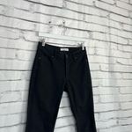 Ann Taylor LOFT Curvy Straight Leg Jeans Mid Rise Black Women’s 2 Stretch Denim Photo 2