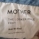 MOTHER The Looker Ankle Fray Chic Edgy Feminine Retro Casual Jeans Size 27 Blue Photo 3