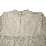 Women’s Green Casual Light Green Baby Doll Sheer Long Sleeve Dress Sz. L Size L Photo 8