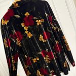 Jaclyn Smith Vintage Deadstock Velvet Floral Top Boho Cottagecore 80s 90s Photo 8
